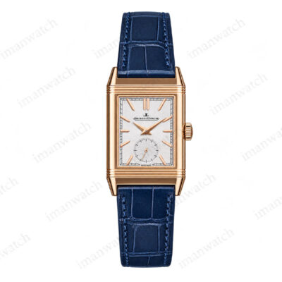 ساعت مچی مردانه ژژر لوکولتر رزگلد صفحه دوطرفه سفید Jaeger-LeCoultre