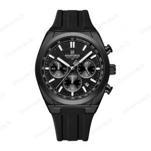 ساعت مچی مردانه نیوی فورس مشکی NaviForce NF 8080