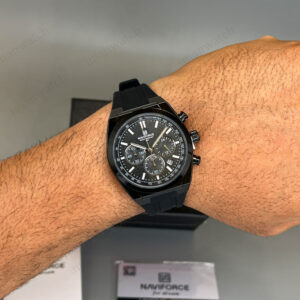 ساعت مچی مردانه نیوی فورس مشکی NaviForce NF 8080