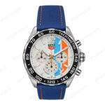 ساعت مچی مردانه تگ هویر فرمول یک صفحه آبی بند چرمی TAG Heuer Fomula 1