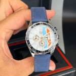 ساعت مچی مردانه تگ هویر فرمول یک صفحه آبی بند چرمی TAG Heuer Fomula 1